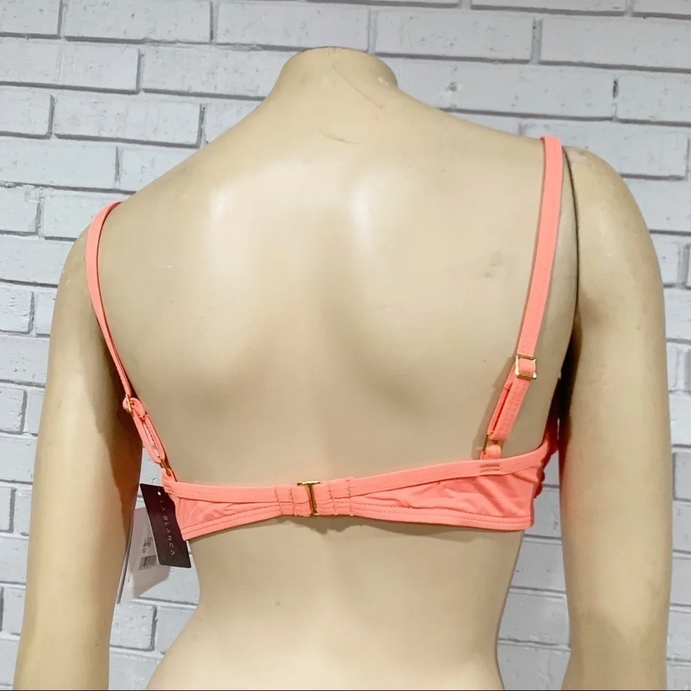 La Blanca Island Goddess‎ Twist Front Crossback Top